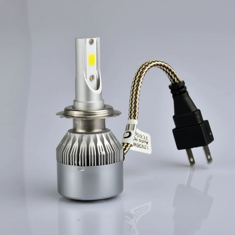 2x H15 H4 H7 LED Bulb 72W 10000LM Wireless Car Headlight Lamp DR L Conversion Driving Light Sourcing 6000K For MAZDA Audi BMW