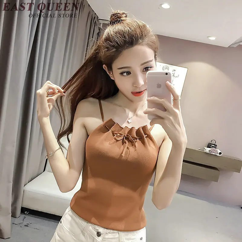 

Summer Fashion Sleeveless Tanktop Woman Slim Tanktop Female Camisole Off Shoulder Women Vest NN0324 HE