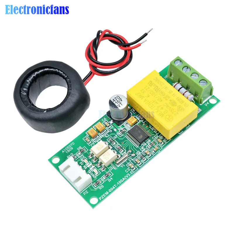 PZEM-004T AC Digitaler Multifunktionsmesser 0-100A 80-260V AC-Stromtestmodul mit Spule für Arduino Power Volt Amp TTL – Detail 11