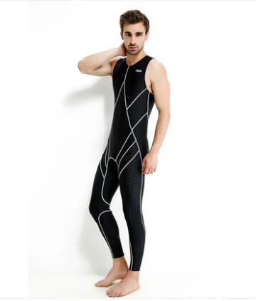 Men Women Swimsuit Scuba Diving 0.5mm Fastskin Triathlon Suit Neoprene Wetsuit Mergulho buceo roupa feminina Long Swimming Suit