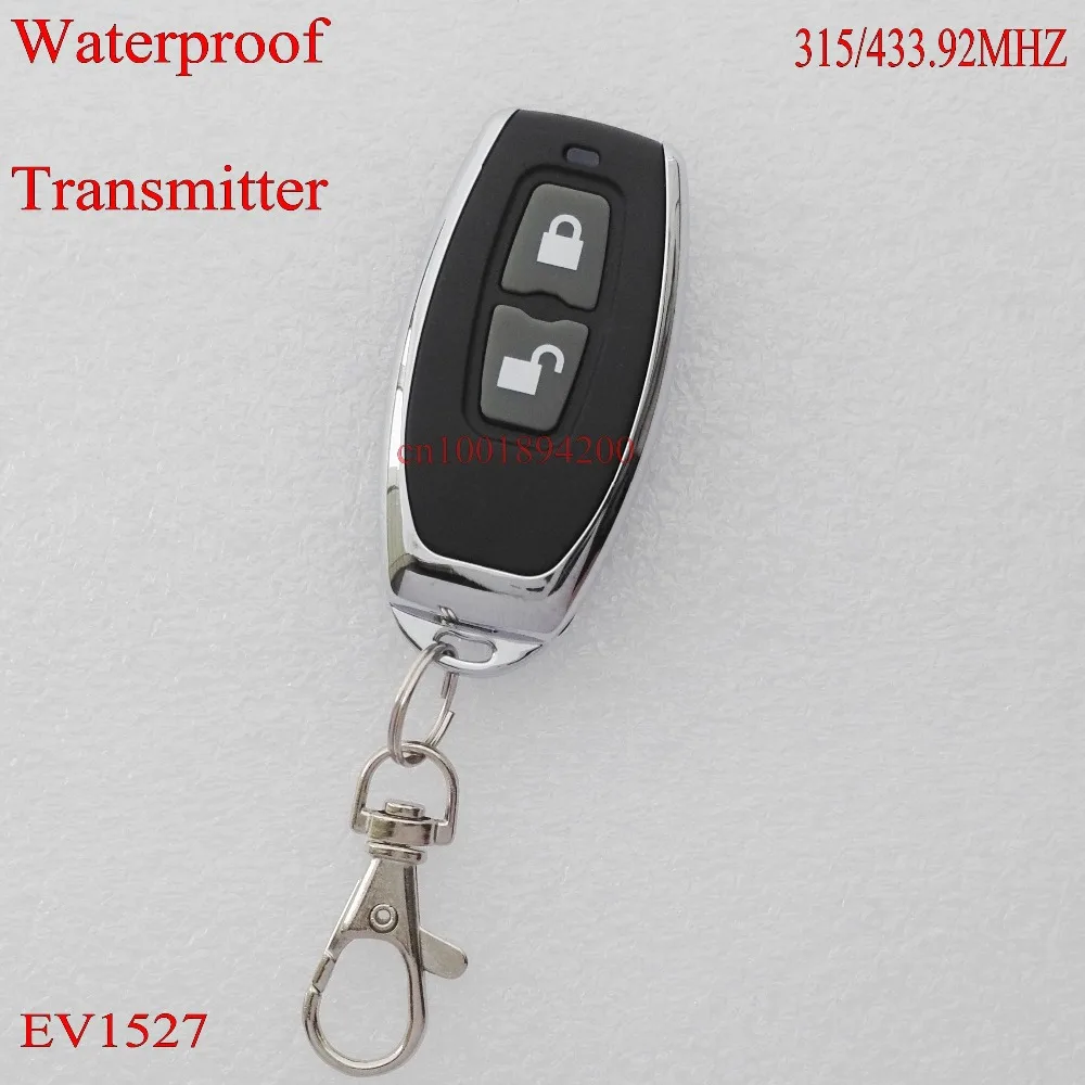 RF Remote Control Transmitter 2 Button Lock Unlock Metal remote High-end upscale High Grade Wireless Remote Transmitter 315/433