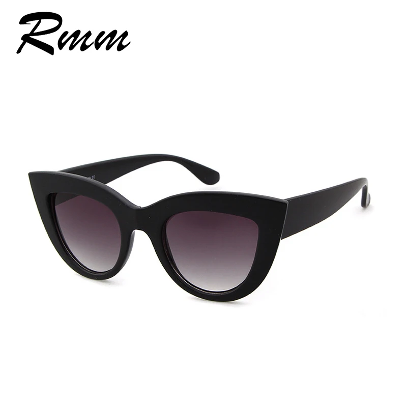 RMM Fashion Retro Thick Frame Cat Eye Sunglasses Women Ladies Fashion Brand Designer Mirror Lens Sunglasses For ladies