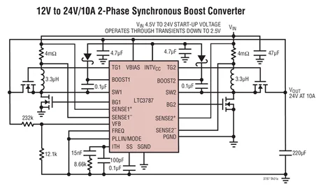LTC3787EUFD LTC3787IUFD LTC3787HUFD LTC3787MPUFD LTC3787 - وحدة تحكم معززة متزامنة متعددة الطور