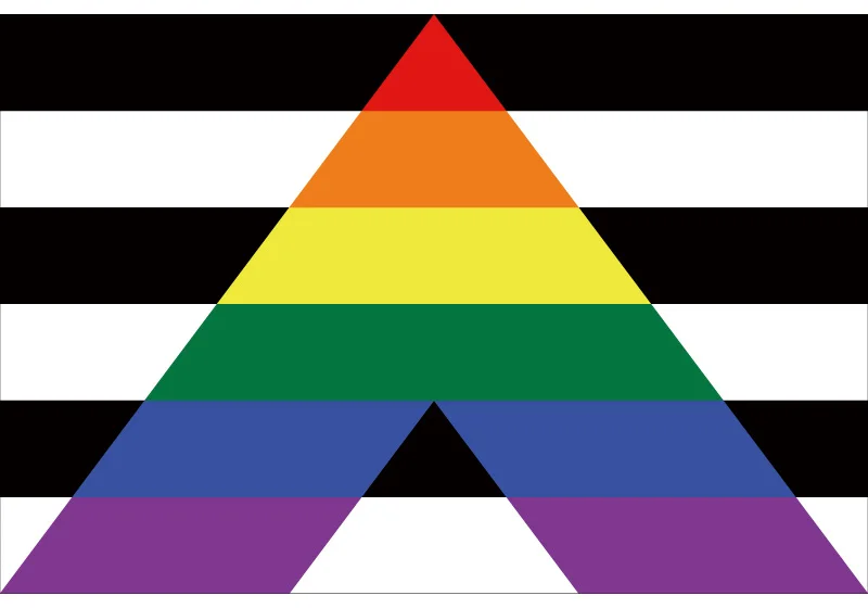 Straight Ally Flag 90*150cm 60*90cm 40*60cm Flying 15*21cm Hand Flag 3x5ft Polyester Banners With Brass Metal Holes