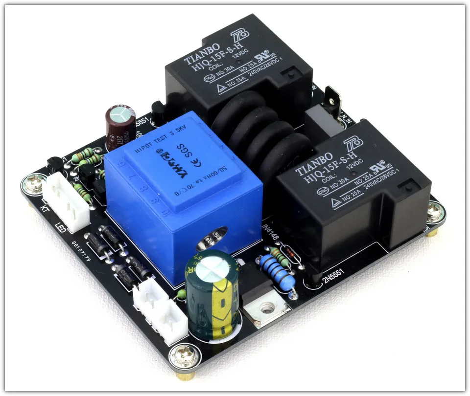 1000W 3A High Power Class A power amplifier Power delay buffer Soft start Protection board