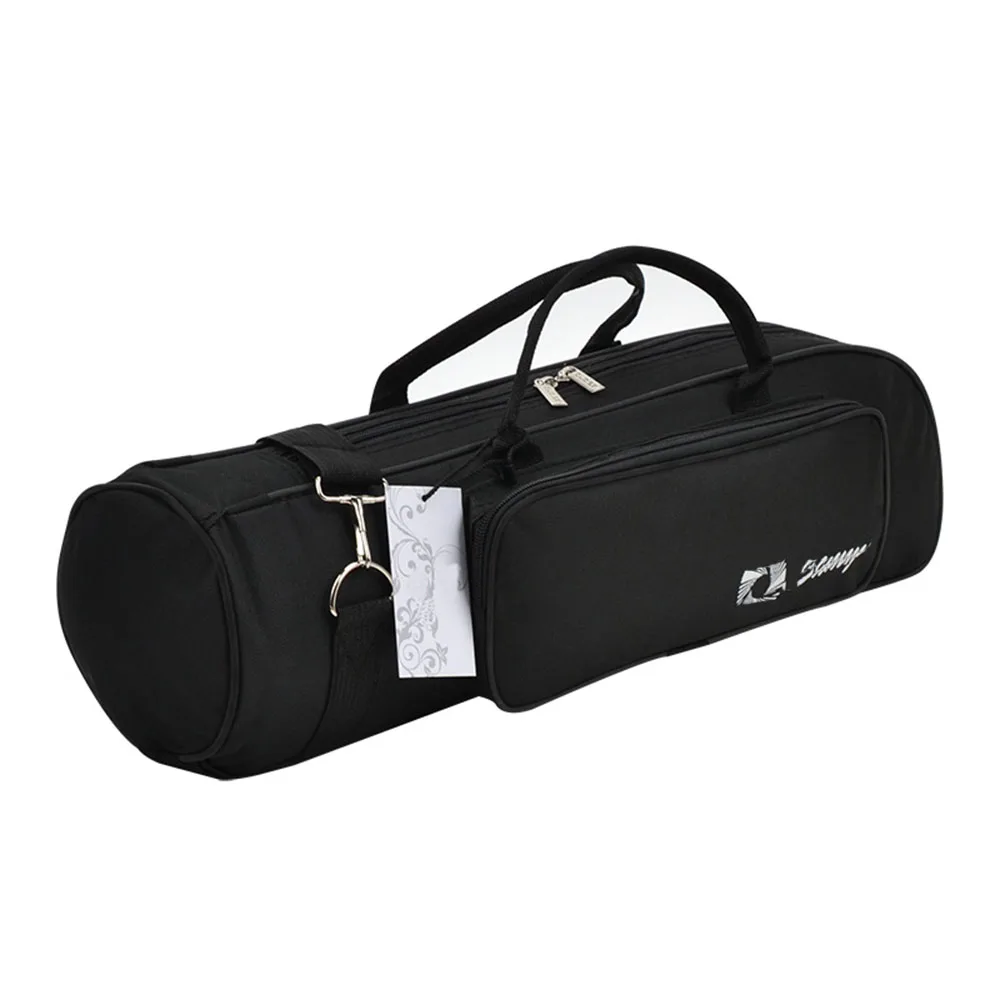 MoonEmbassy Waterproof Trumpet Gig Bag Adjustable Strap Brass Instrument Case with Pocket Accessories