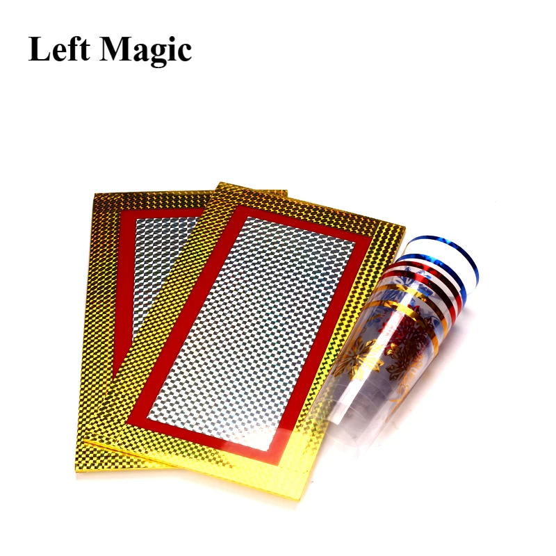 Six Cups Out From Two Plates Magic Trick Cups Appearing Stage Magic Props Board Illusions Gimmick Accessory Funny G8185