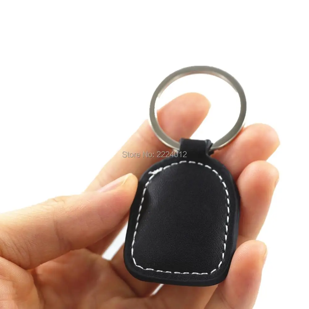 125Khz T5577 T5557 T5567 Rewritable Leather rfid Key Ring Tag Keychains rfid Keyfob for Copy Duplicate Door Access ID Card