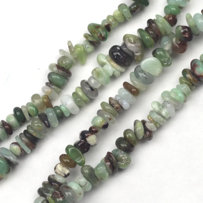 6-8mm chip shape Chrysoprase beads natural GEM stone beads DIY loose beads for jewelry making strand 34