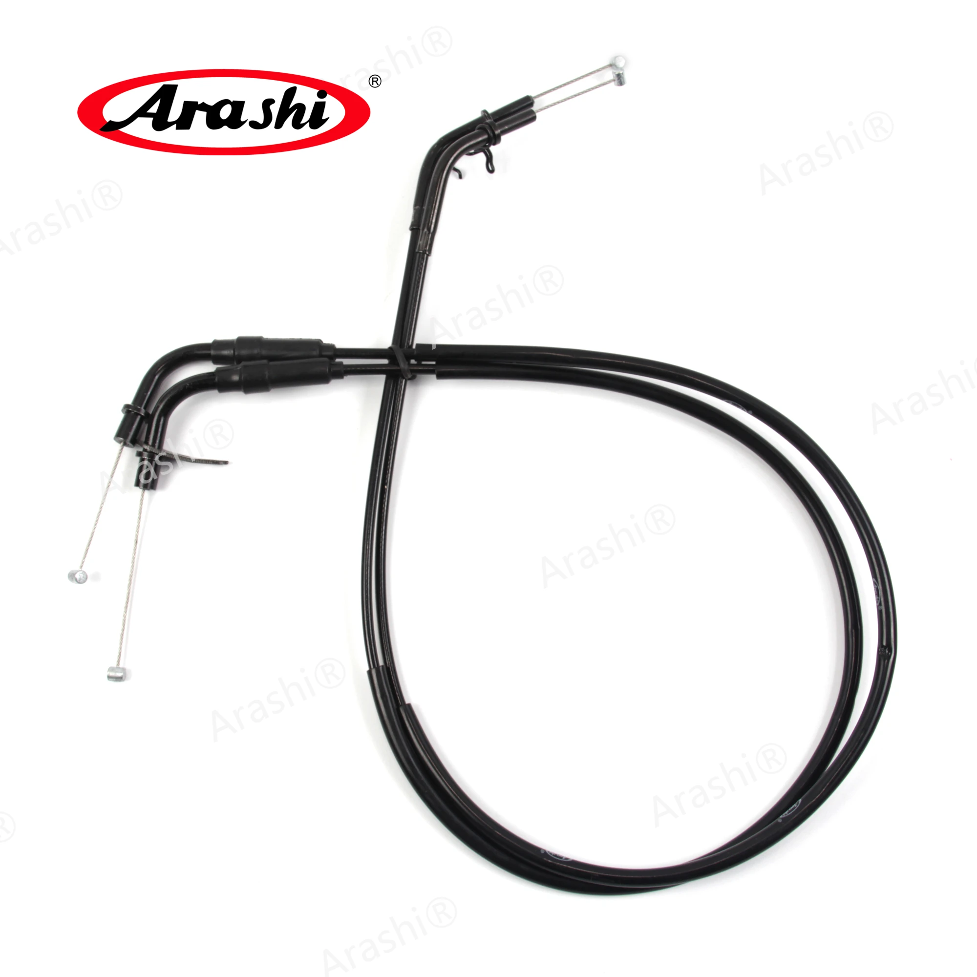 Arashi Motorcycle Brake Oil Accelerator Throttle Cables Lines  Stainless Wires for KAWASAKI Z1000 2011 2012 2013 Z 1000 1 Pair