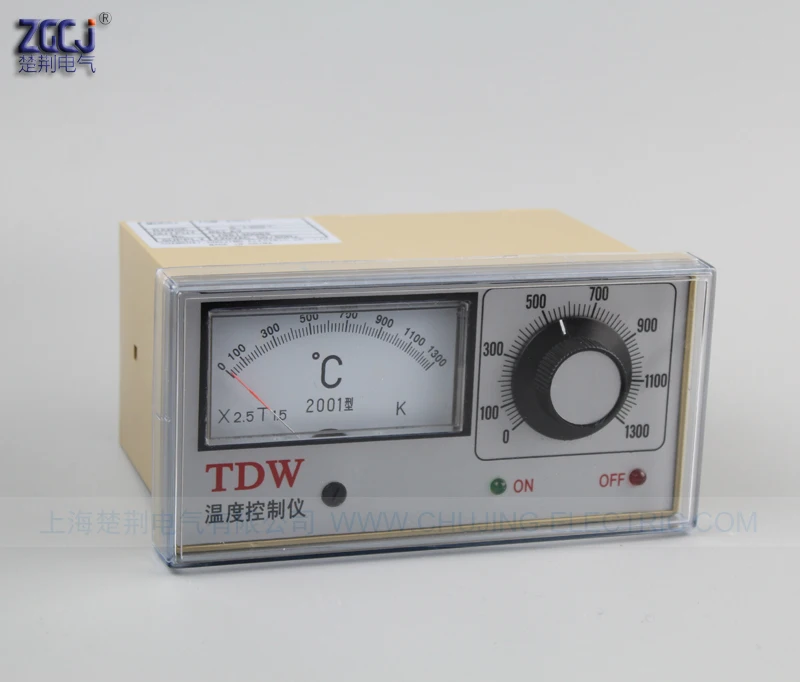 K 0-1300 degree TDW-2001 temperature controller type K TDW thermostat with knob