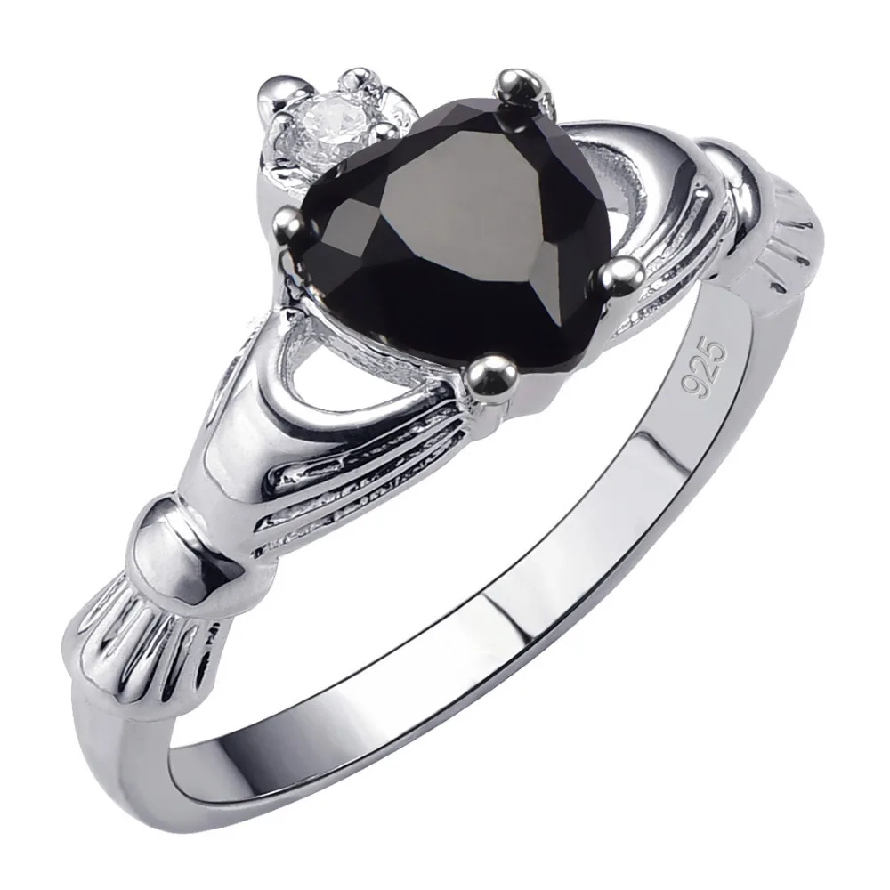 Hot Sale Exquisite Black onyx 925 Sterling Silver High Quantity Ring Beautiful Jewelry Size 5 6 7 8 9 10 11 12 F1535