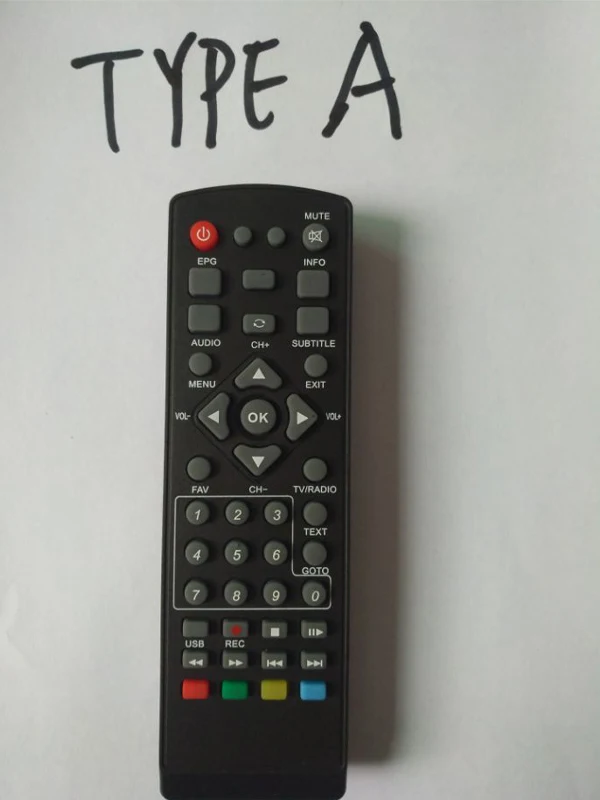 DVB-T2 cyfrowy Tv Box pilot zdalnego sterowania HUAYU uniwersalny pilot zdalnego sterowania do Dvb-T2 Tv Box Tuner Tv huayu rm-d1155 + 5