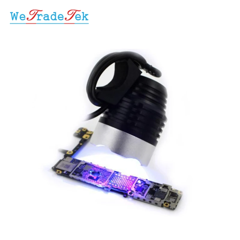 6W 5V USB UV Glue Curing Lamp Durable LED Ultraviolet Green Oil Curing Purple Light for Phone Motherboard PCB Repair Tool