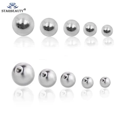 5pcs 2 3 4 5 6 8mm Stainless Steel Screw Piercing Ball Body Jewelry Piercing Parts 14/16G Lip Eyebrow Tongue Belly Navel Ring