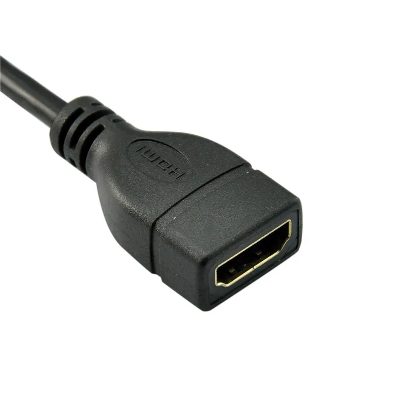 وصلة HDMI صغيرة متوافقة مع كابل محول HDMI سلك 1080P صغير hdmi ذكر إلى كابل hdmi-أنثى