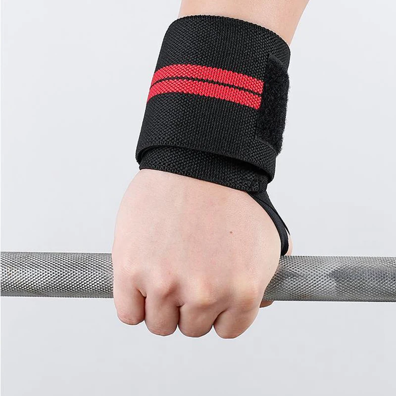 1 Piece Adjustable Wristband Elastic Wrist Wraps Bandages for Weightlifting Powerlifting Breathable Wrist Support 3colors