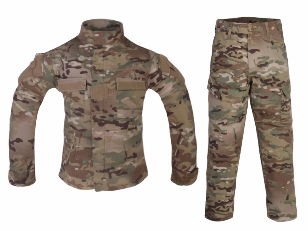 Emersongear-Combat Shirt and Pants Suit for Children, 6Y-14Y, Airsoft Tactical Bdu, Kids Uniform, MC, EM6929