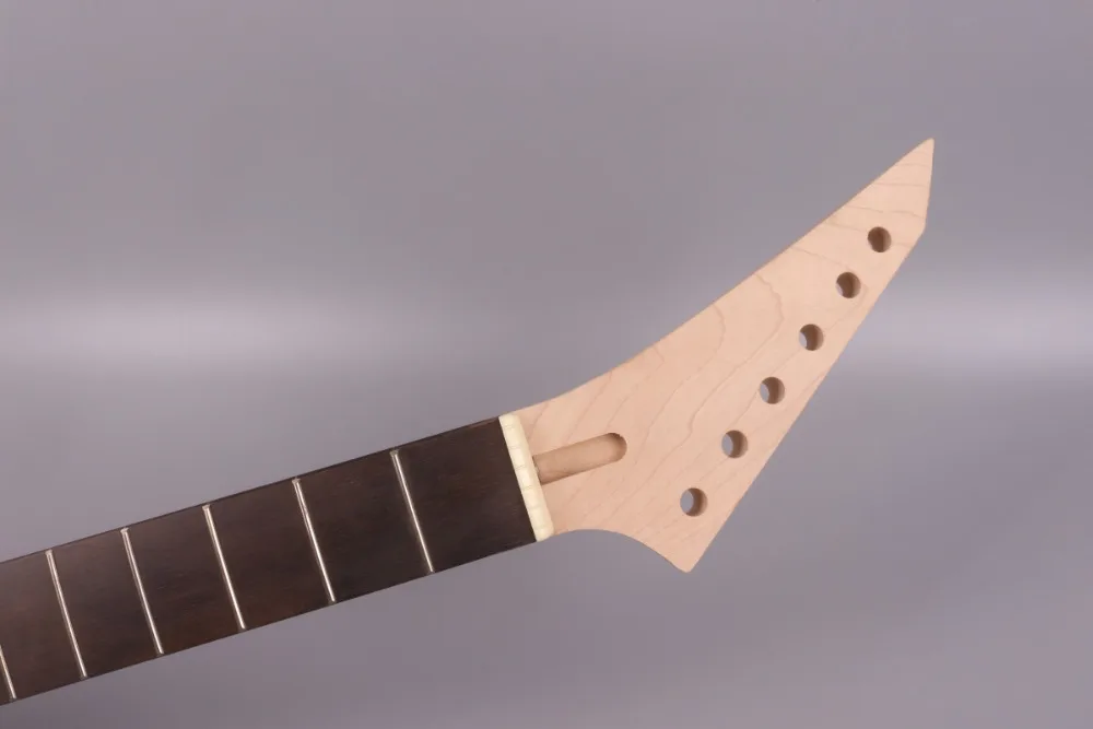 electric guitar neck 24 fret 25.5\'\' maple Locking nut JKX style yinfente 010# Locking nut left hand have 24 fret