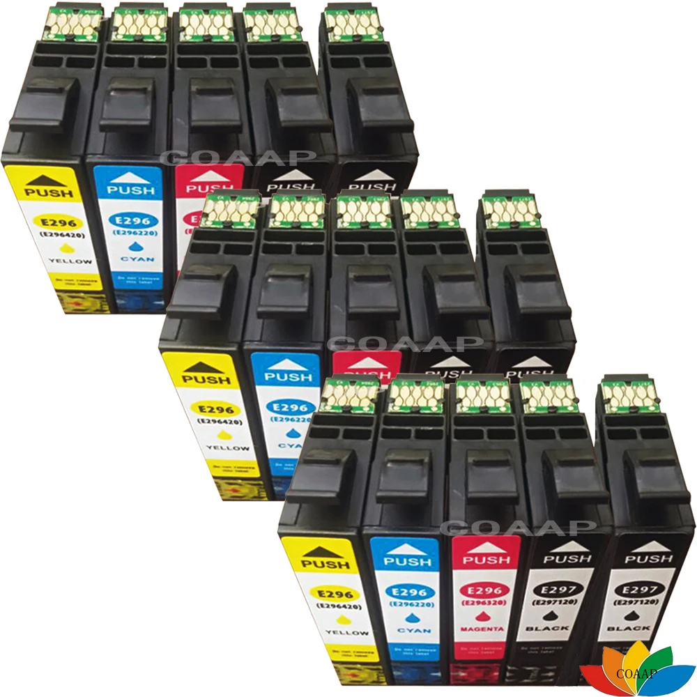 

15 Compatible 29XL T2971 T2962 T2963 T2964 Ink Cartridges for Epson XP231 XP431 XP241 Printer