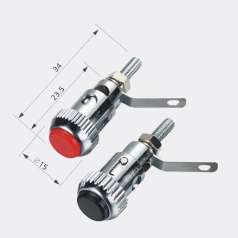 Wholesale 200pcs/lot Binding Post Speaker Terminal Spring Cable HIFI Audio Amplifier  with  nickel plated NCT054