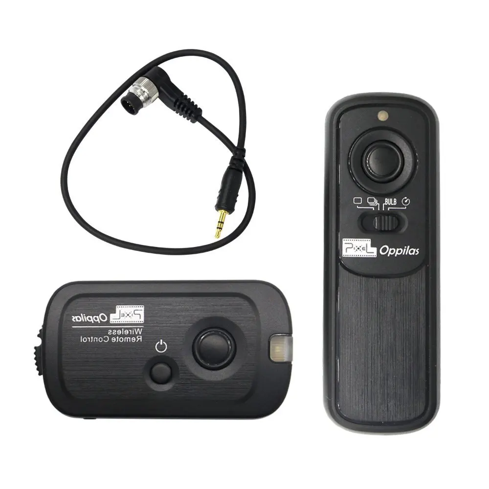 Pixel RW-221-DC0 Controle remoto de obturador sem fio para Nikon D810A D810 D800E D800 D700 D500 D300S D300 D5 D4 D3 N90s F5 F6 F100 F90 F90X
