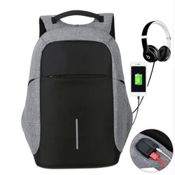 USB charging Men Backpack Rucksack Anti Theft 15.6 inch Laptop Backpacks For Teenagers Male Mochila School backpack Shoulder Bag