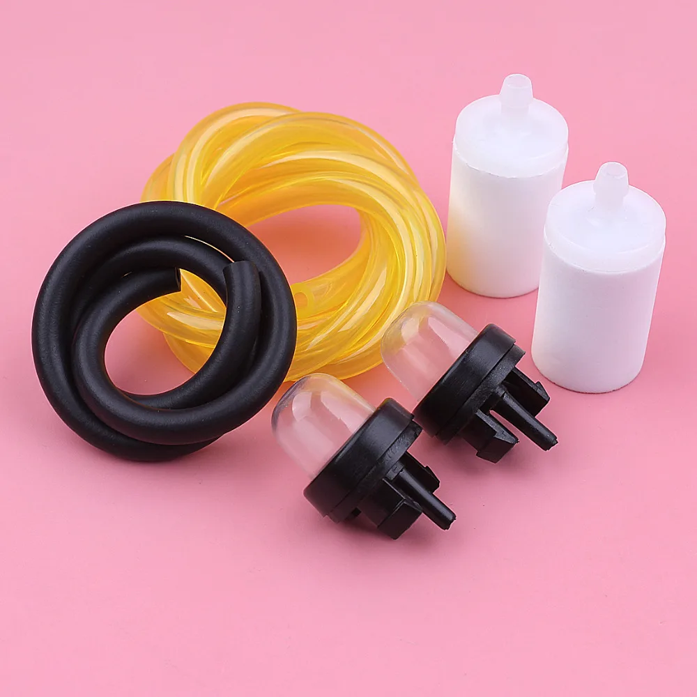 Brandstoffilter Lijn Slang Primer Lamp Kit Voor Husqvarna Poulan Stihl Mcculloch Kettingzaag Trimmer Blower Reserve Vervangen Onderdeel