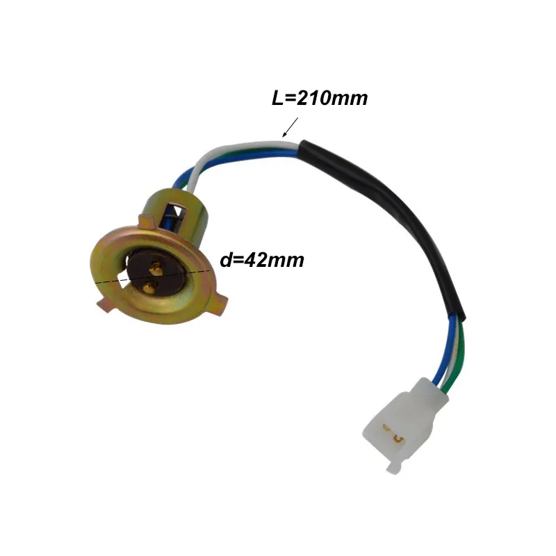 Universal Motorcycle Headlight Lamp Bulb Holder For GY6 Series Honda WH100 WH125 Scooter Dirt Bike TaoTao