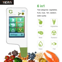 Portable nitrate water and radiation detector for Food, Meat, Fish Nitrate Tester, water TDS, Radiation Detector/ Health Care