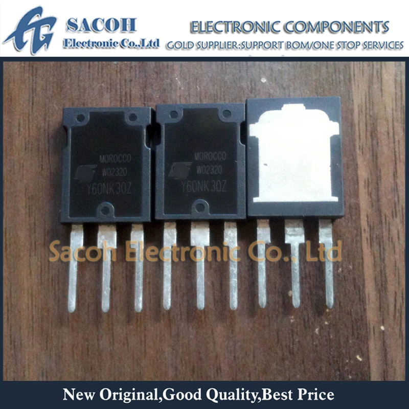 Refurbished Original 2Pcs/Lot STY60NK30Z Y60NK30Z Y60NK30 OR STY60NA20 Y60NA20 Max247 60A 300V Power MOSFET Transistor