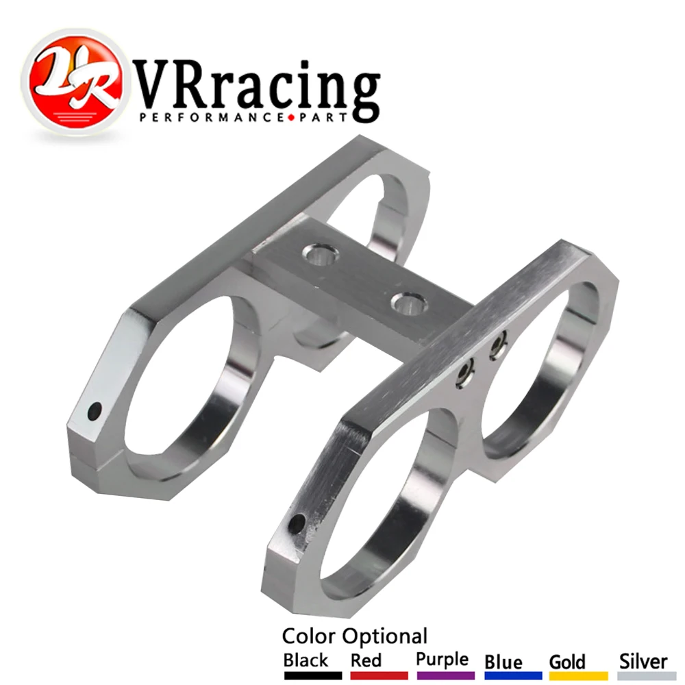 

VR - 60MM Twin Dual Fuel Pump Mounting Bracket Clamp In-line 0580254044 300lph Fuel Pump Bracket VR-LD2611