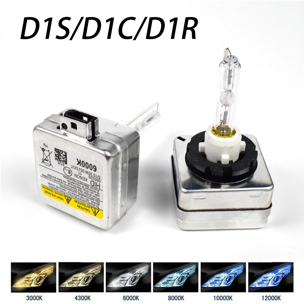 D1R D1C D1S Hid Bulb For Kit Xenon 24V 12V 35W Lamp With Color Temperatures  8000K 3000K 4300K 6000K 10000K Options Dyoung 2Pcs