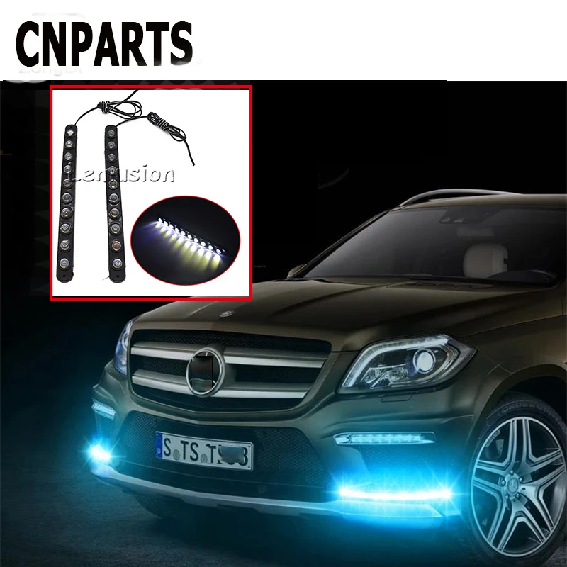 CNPARTS High-power Car Eagle Eye DRL Running Fog Lamp 10 LED Lights For Kia Rio Ceed Toyota Corolla Avensis C-HR RAV4 Mazda 3 6