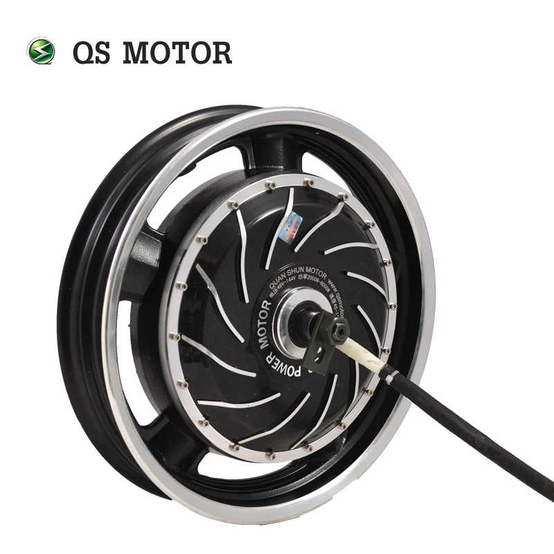 QS Motor 16*3.0inch 8000W 273 50H V3 120kph Bldc Electric Scooter Motor