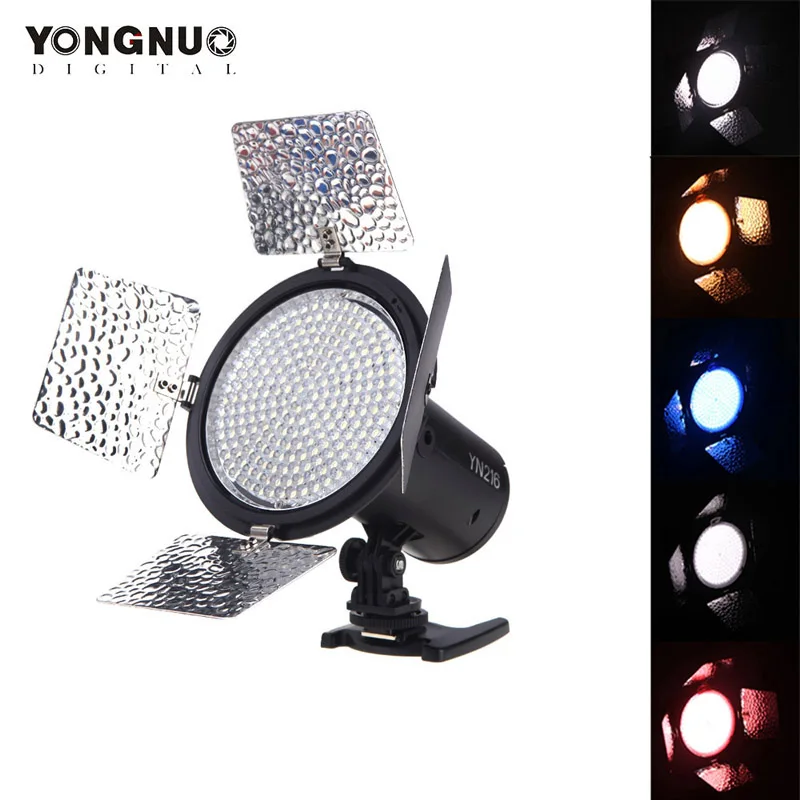 YONGNUO YN-216 YN216 For Canon Nikon DSLR Cameras LED Video Camera