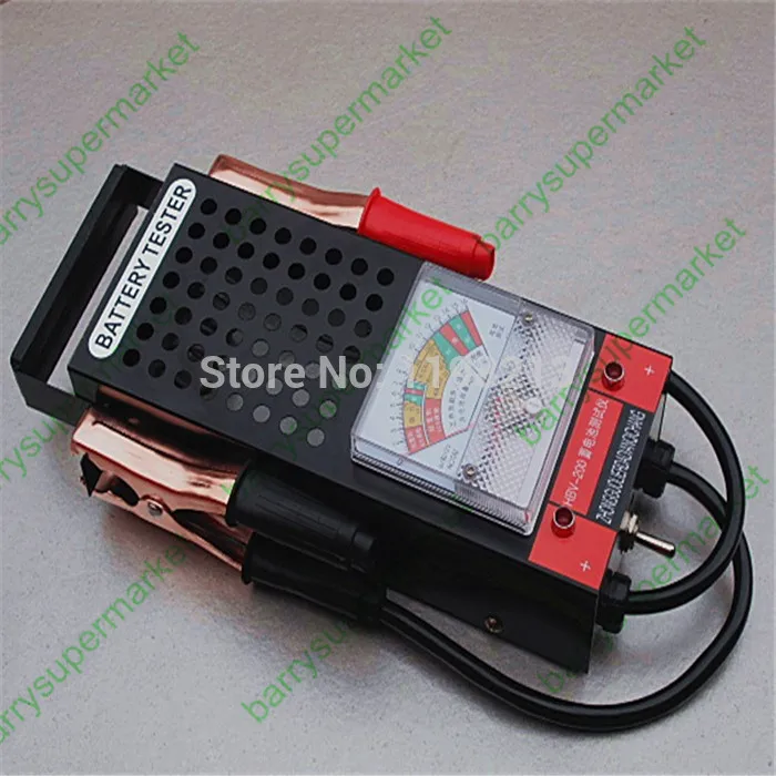 Battery Tester Car Battery Meter Voltage Meter Voltmeter 12V Test Range 20Ah-200Ah