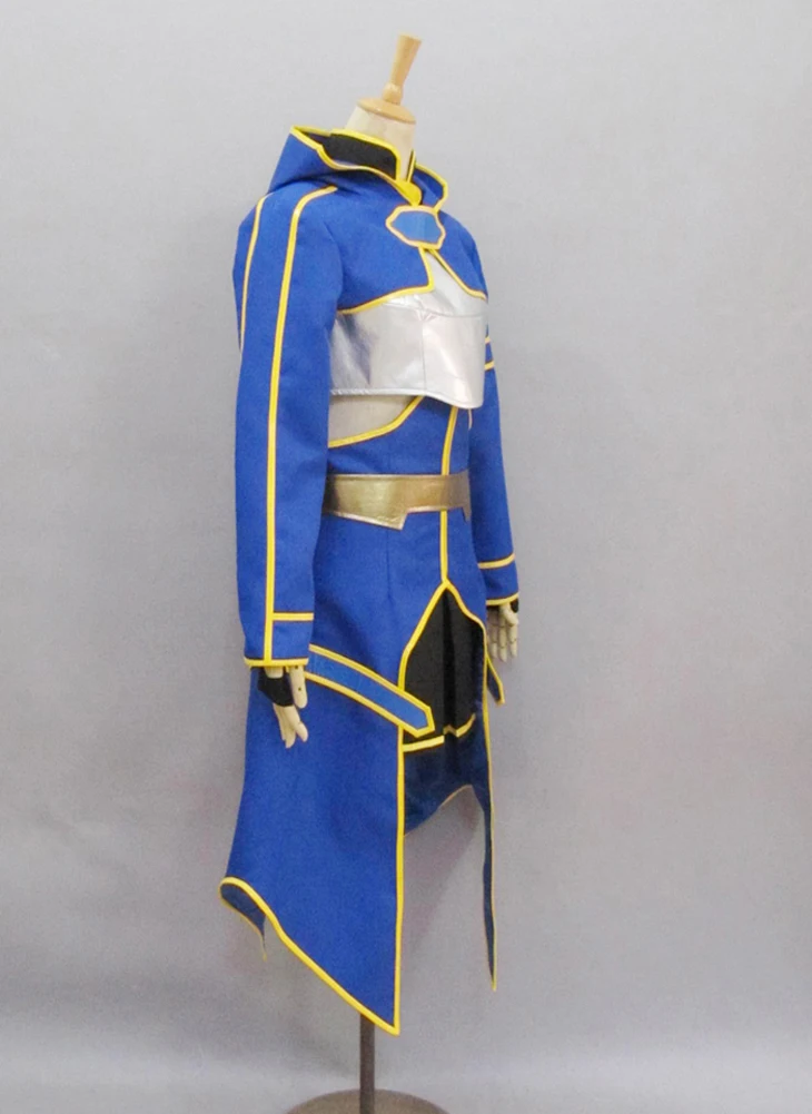 Costume de Cosplay en silice bleu, épée d'art en ligne 2, sur mesure, toutes tailles