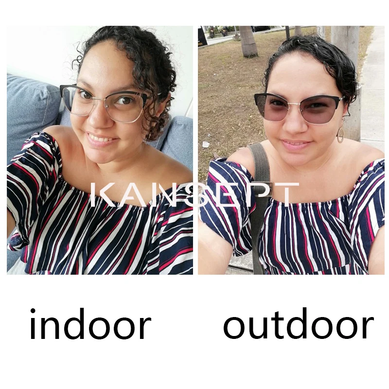 KANSEPT 1.56 1.61 1.67 1.74 Index Photochromic Grey/Brown Aspheric Resin Lenses Anti Blue ray lens Anti-UV Prescription Lens
