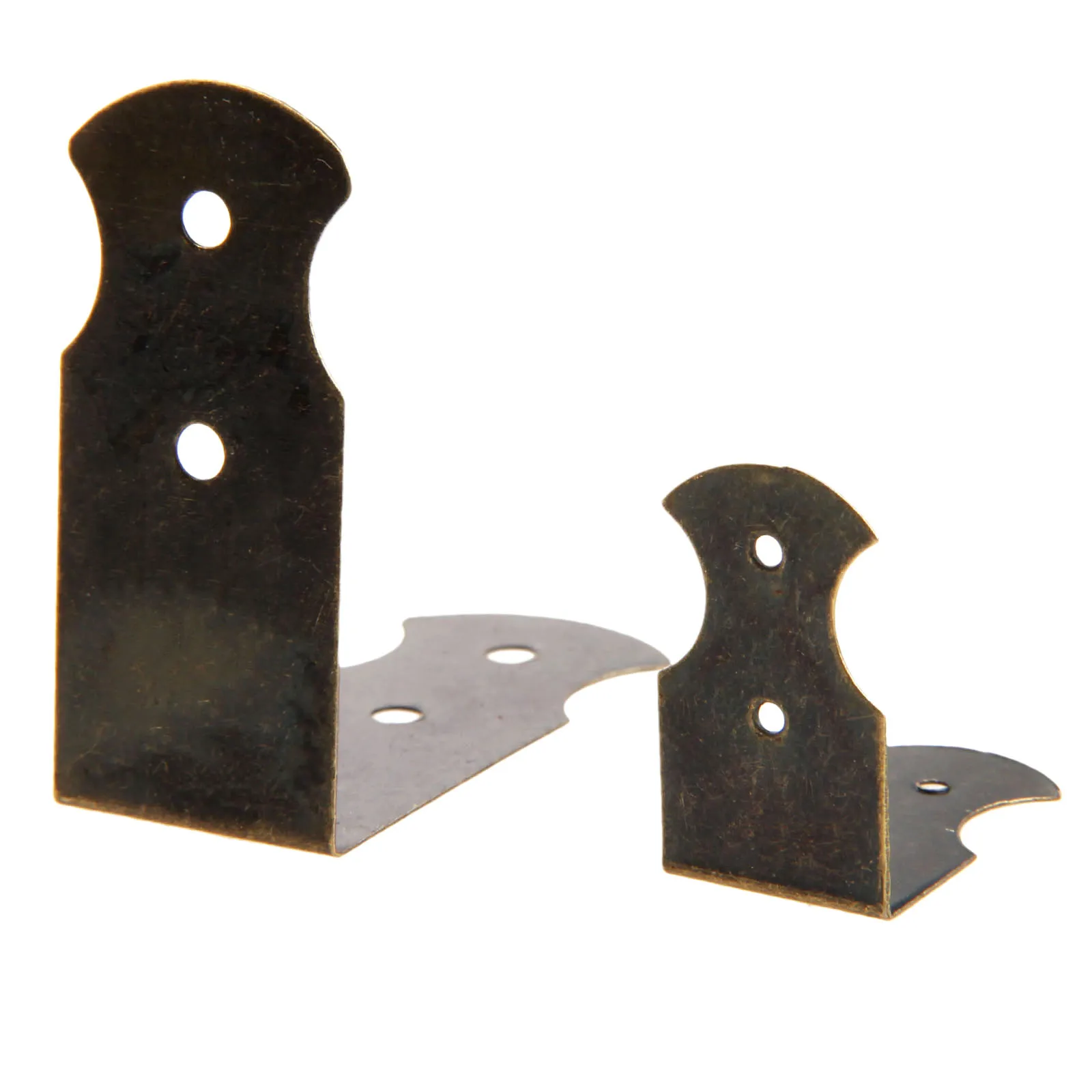4Pcs Antique Bronze Vintage Luggage Case Box Corner Brackets Decorative Furniture Decoration Wood Case Feet Leg Corner Protector