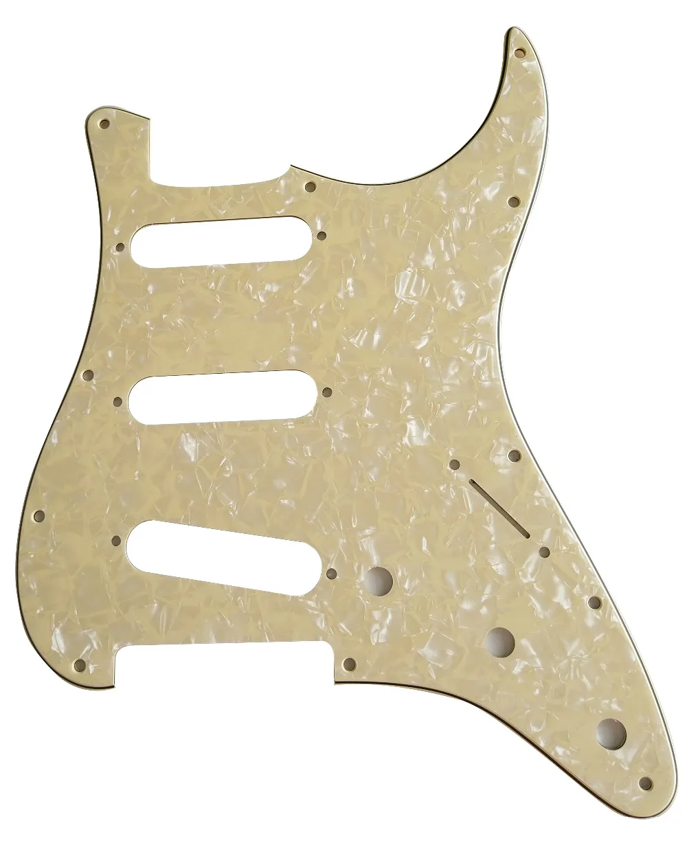 Pleroo – Pickguard de guitare personnalisé, pour USA/mexique Fd Standard Strat 72 \'11 trou de vis St plaque à gratter, choix multicolore