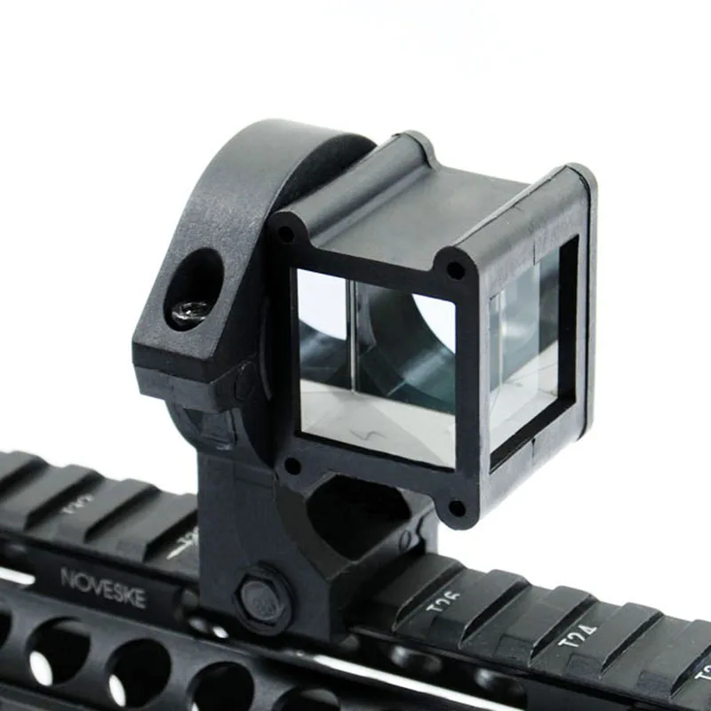 

Tactical Angle Sight Reflex, 360 Rotate Sight for Red Dot or Holographic Sight, Aiming Device Mount, Black