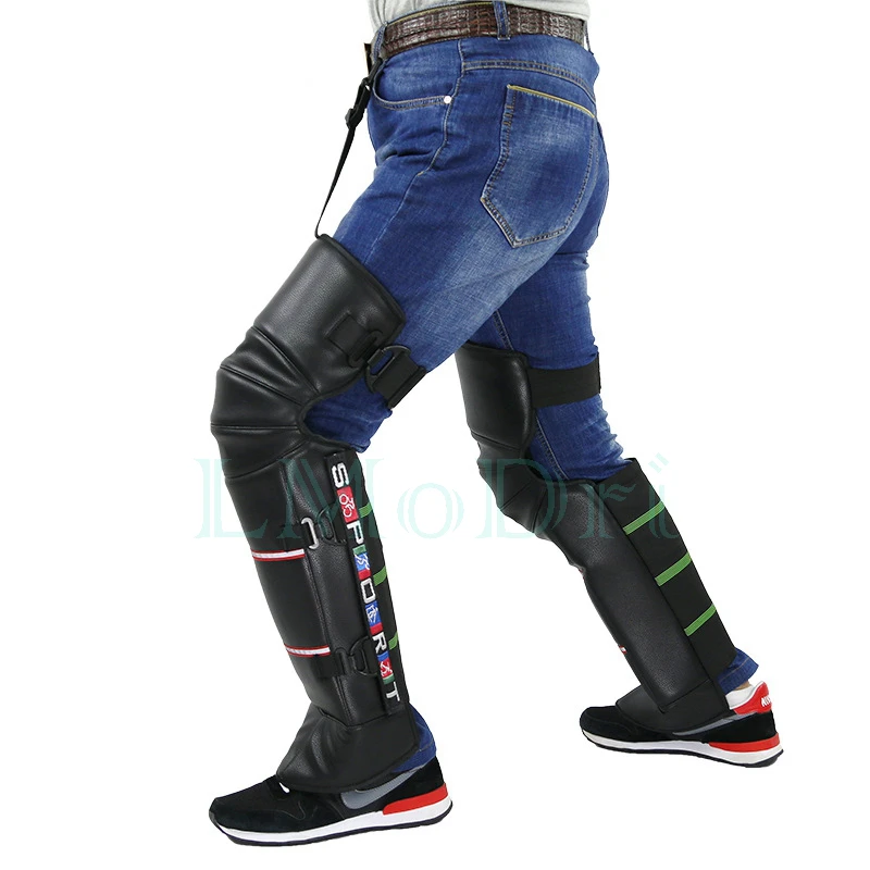 LMoDri Winter Scooter Motorcycle Rider Keeping Warm Kneepad Windproof Warming Knee Pads Legs Protector Thickening Cold-Proof