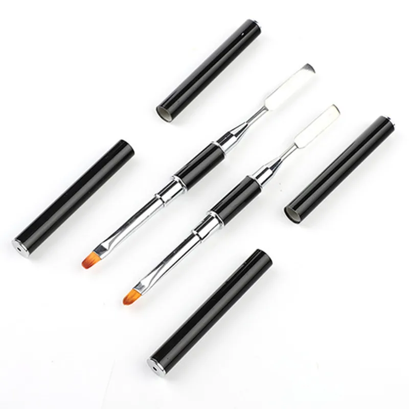 Brand New 1pcs Dual End Nail Art Painting Pen Brush Acrylic Gel Polish Coat Nail Extension DIY French Image Drawing Pen