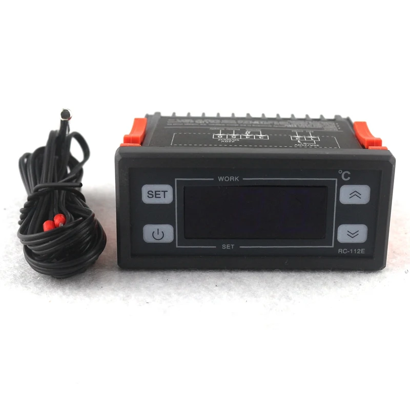 NTC 센서 LED 디스플레이가있는 AC 220V 30A 디지털 서모 스탯 온도 조절기 컨트롤러