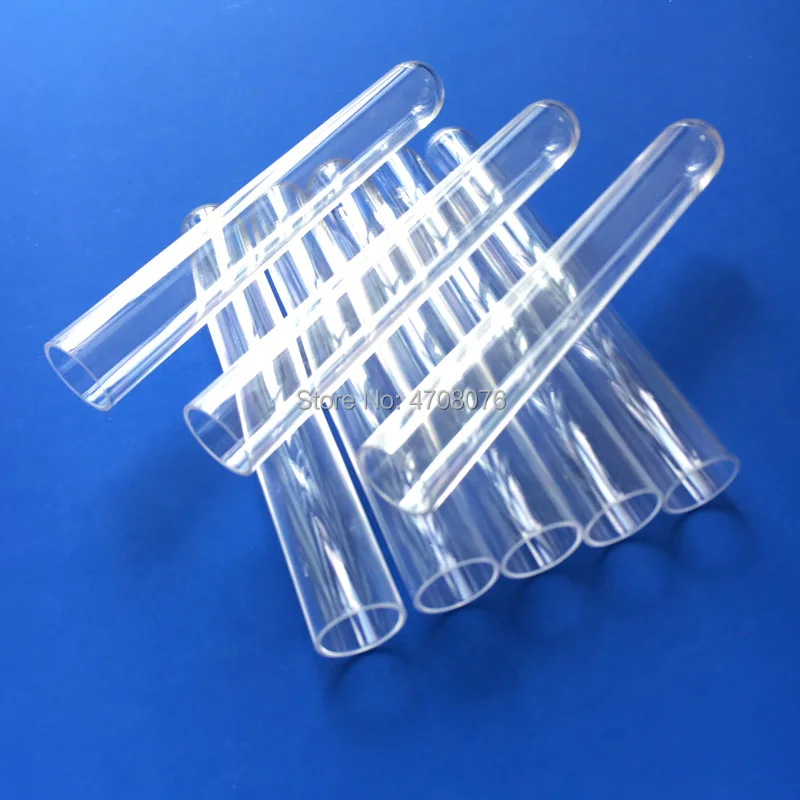 

200pcs/lot 15x100mm High Quality Clear Plastic Test Tubes Lab Supplies Transparent