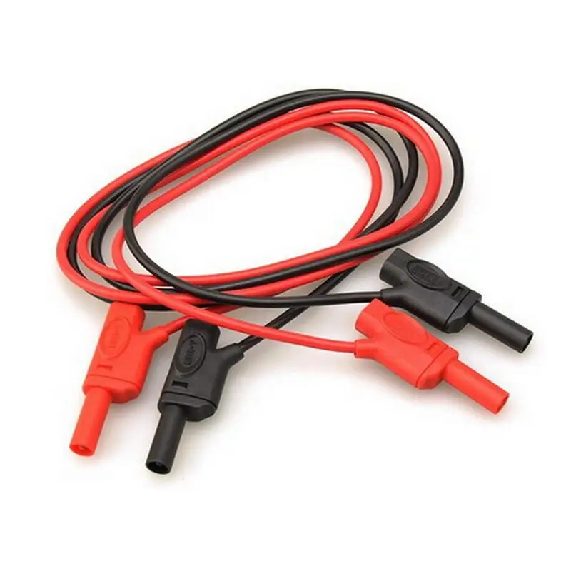 UNI T UT-L08 MultiMeter Test Extension Lead Probe multimeter Cables  Male plug Double Insulation Red & Black