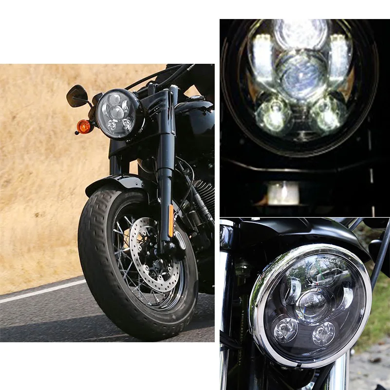 5.75 Inch Led Headlights For Triumph Rocket iii 3 & Speed Triple & Street Triple & Thunderbird 5.75\'\' inch Motorcycle Headlight.