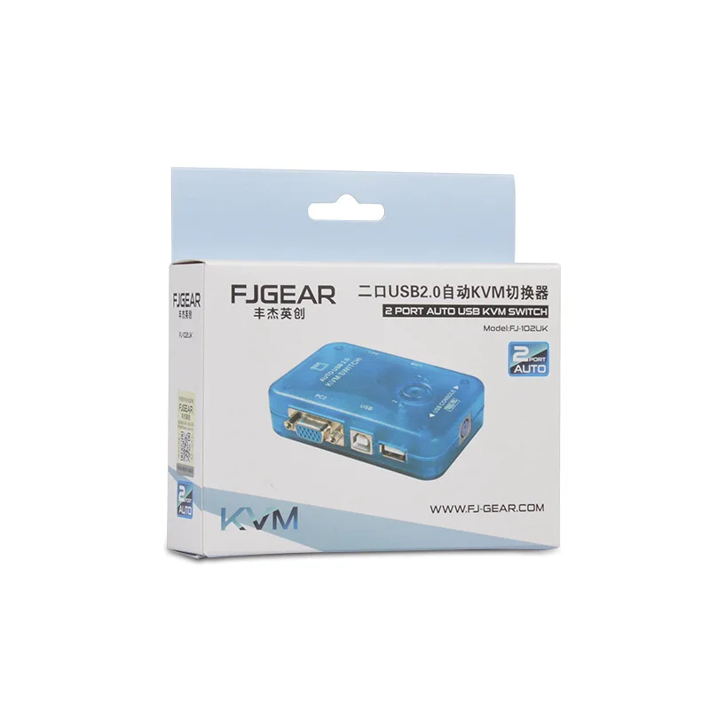 2พอร์ต VGA Auto USB KVM Switch Splitter Stampante Controller Tastiera แผ่น Fino 1920*1440 Spedizione Gratuita ด้วยสาย