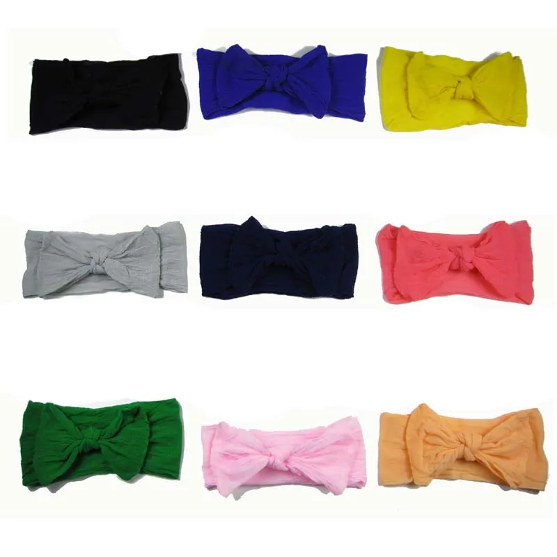 60PCS/lot 2.5'' pantyhose nylon headband  headbands with bows   kids hair bands hair accessory hair jewelry  free shipping